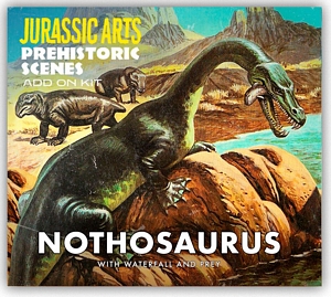 Aurora prehistoric scenes resin model add on