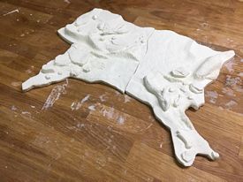 Aurora prehistoric scenes resin model add on