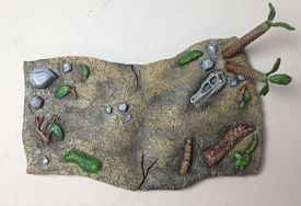 Aurora prehistoric scenes resin model add on