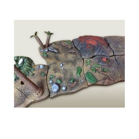 Aurora prehistoric scenes resin model add on