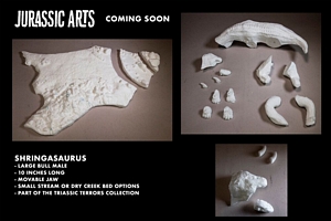 Aurora prehistoric scenes resin model add on