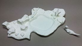 Aurora prehistoric scenes resin model add on