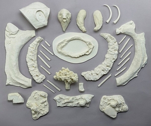 Aurora prehistoric scenes resin model add on