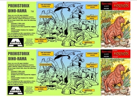 Aurora prehistoric scenes resin model add on