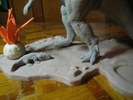 Aurora prehistoric scenes resin model add on