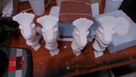 Aurora prehistoric scenes resin model add on