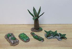 Aurora prehistoric scenes resin model add on