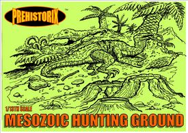 Aurora prehistoric scenes resin model add on