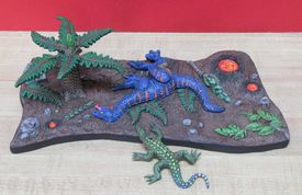Aurora prehistoric scenes resin model add on