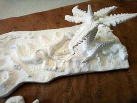 Aurora prehistoric scenes resin model add on