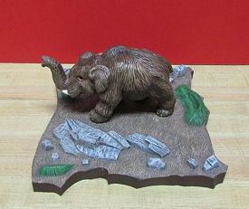 Aurora prehistoric scenes resin model add on
