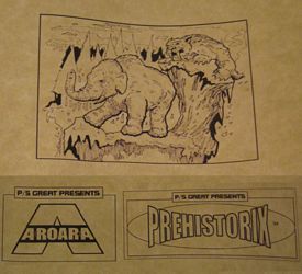 Aurora prehistoric scenes resin model add on