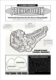 Aurora prehistoric scenes resin model add on