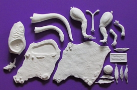 Aurora prehistoric scenes resin model add on
