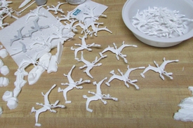 Aurora prehistoric scenes resin model add on