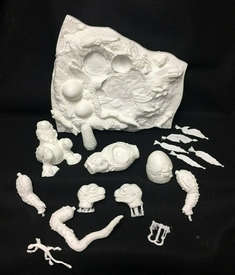 Aurora prehistoric scenes resin model add on