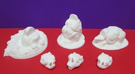 Aurora prehistoric scenes resin model add on