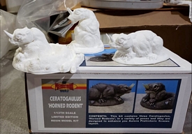 Aurora prehistoric scenes resin model add on