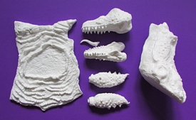 Aurora prehistoric scenes resin model add on