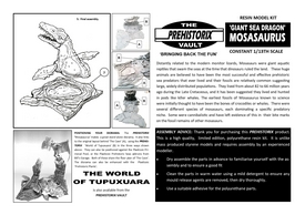 Aurora prehistoric scenes resin model add on