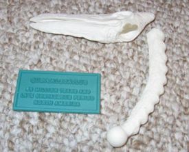Aurora prehistoric scenes resin model add on