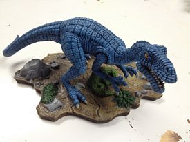 Aurora prehistoric scenes resin model add on