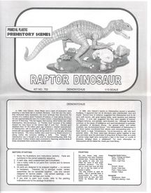 Aurora prehistoric scenes resin model add on