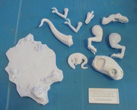 Aurora prehistoric scenes resin model add on