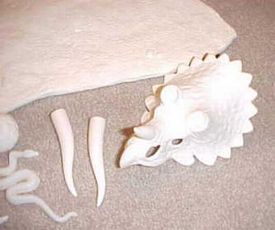 Aurora prehistoric scenes resin model add on
