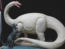 Aurora prehistoric scenes resin model add on