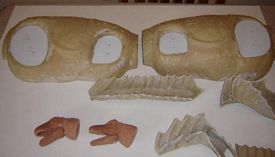 Aurora prehistoric scenes resin model add on