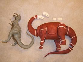 Aurora prehistoric scenes resin model add on