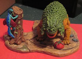 Aurora prehistoric scenes resin model add on