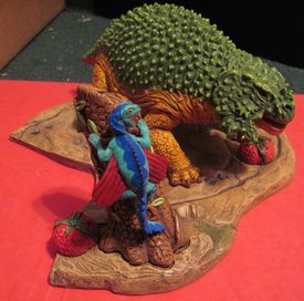 Aurora prehistoric scenes resin model add on