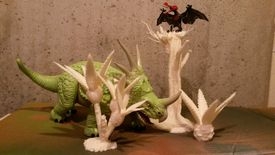 Aurora prehistoric scenes resin model add on