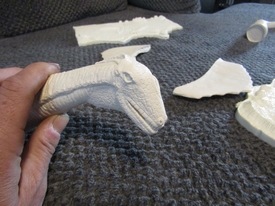 Aurora prehistoric scenes resin model add on