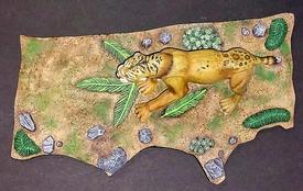 Aurora prehistoric scenes resin model add on