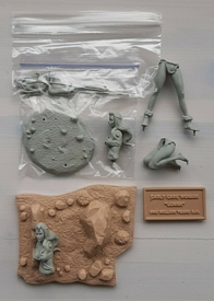 Aurora prehistoric scenes resin model add on