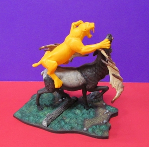 Aurora prehistoric scenes resin model add on