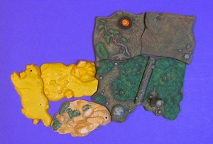 Aurora prehistoric scenes resin model add on