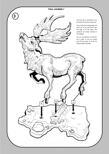 Aurora prehistoric scenes resin model add on