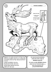 Aurora prehistoric scenes resin model add on