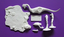 Aurora prehistoric scenes resin model add on