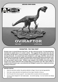 Aurora prehistoric scenes resin model add on