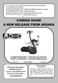 Aurora prehistoric scenes resin model add on