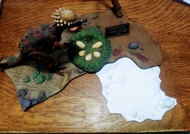 Aurora prehistoric scenes resin model add on