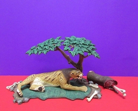 Aurora prehistoric scenes resin model add on