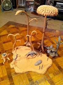 Aurora prehistoric scenes resin model add on