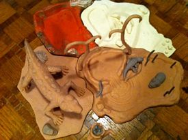 Aurora prehistoric scenes resin model add on