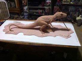 Aurora prehistoric scenes resin model add on